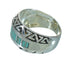 Turquoise Water Wave Sterling Silver Ring Size 5-1/2 RX86376